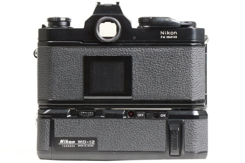 Nikon/ニコン  FM フィルムカメラ＋モータードライブ[MD-12] レンズ NIKKOR 50mm 1:1.4の画像1