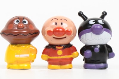 【当時物】 アンパンマン/カレーパンマン/バイキンマン 指人形セットの買取り品の画像