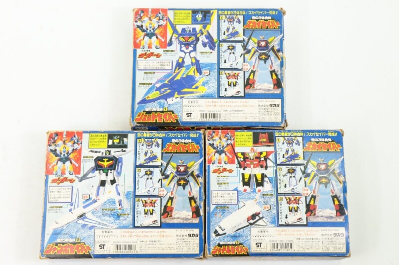 【当時物・外箱付】 タカラ  [ジェットセイバー][ジャンボセイバー][シャトルセイバー] 3点セット 伝説の勇者 ダ・ガーンの画像1