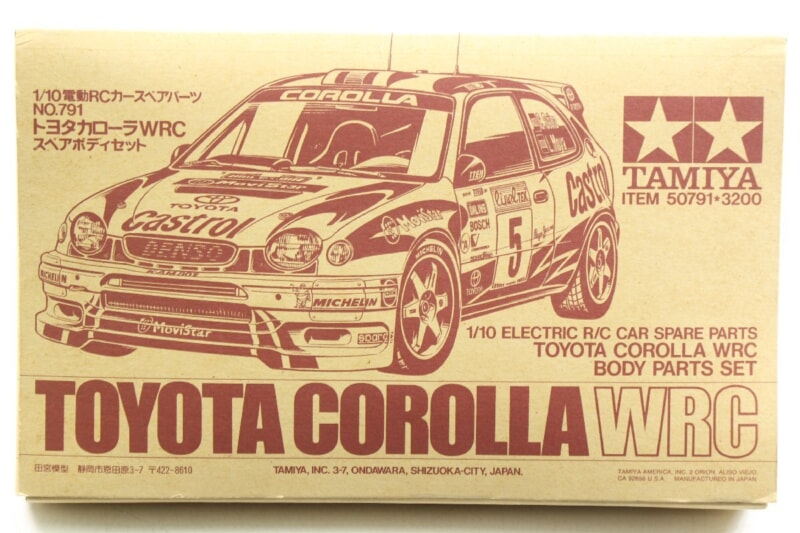 【未使用品】 TAMIYA  1/10 [トヨタ カローラWRC] スペアボディセット 電動RCカースペアパーツ タミヤの画像1