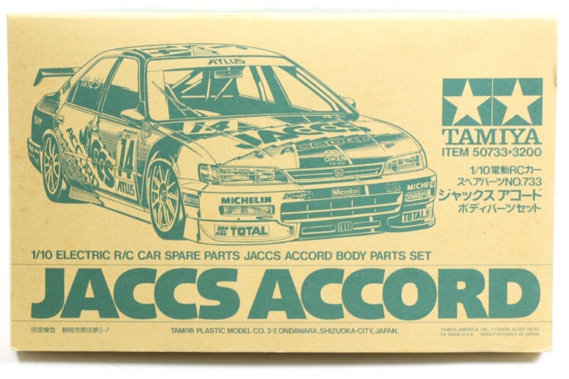 【未使用品】 TAMIYA  1/10 [ジャックス アコード] スペアボディセット 電動RCカースペアパーツ タミヤの画像1