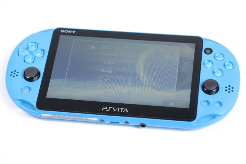 SONY/ソニー  PSVITA 本体 PCH-2000 Wi-Fiモデル アクアブルー 動作品の画像1