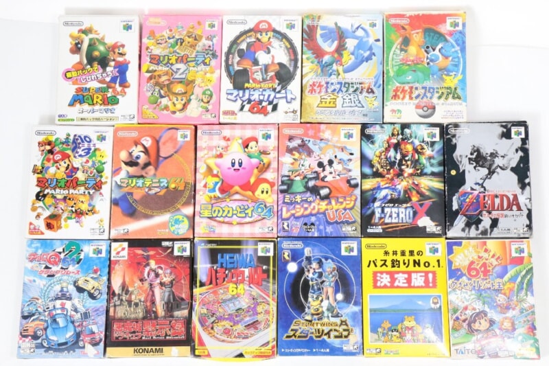 Nintendo64  ソフト ドラキュラ・チョロQ・ゼルダの伝説・F-ZEROなどの画像1