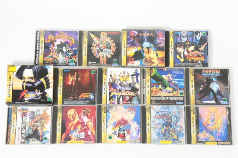 セガサターン ソフト 格闘ゲーム キングオブファイターズシリーズ・バーチャファイター・風雲再起など  SSの画像1