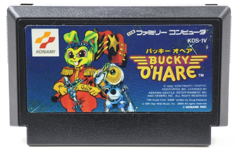 【外箱付き】 バッキーオヘア  ファミコンソフト/FC コナミの画像1