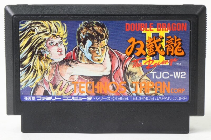 【外箱・説明書付き】 双載龍Ⅱ ダブルドラゴン  ファミコンソフト FC テクノスの画像1