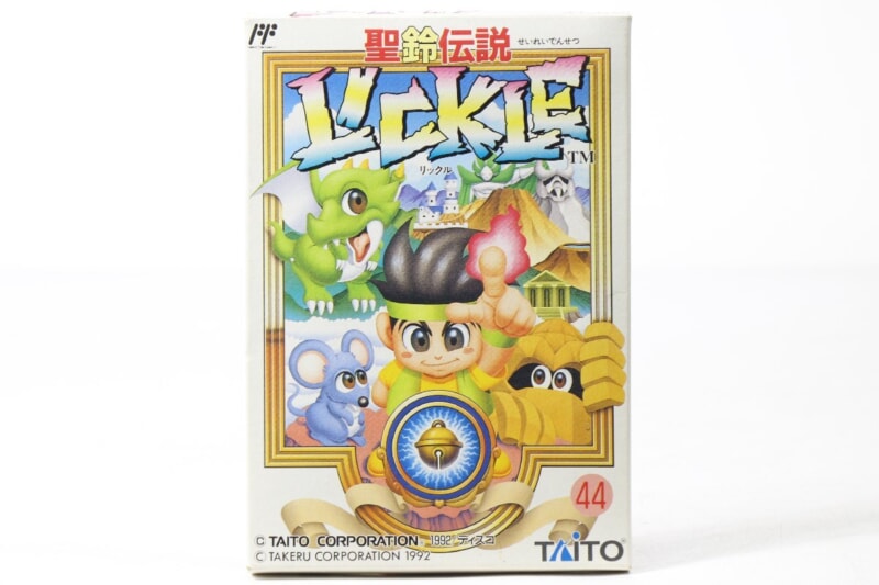 【外箱・説明書付き】 聖鈴伝説リックル  ファミコンソフト/FC タイトーの画像1