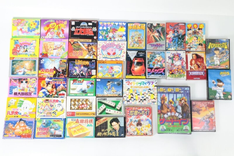 【外箱付き】 FC/ファミコンソフト まとめセット  すごろクエスト・グラディウス2・銀河の三人・ファンタジーゾーン などの画像1