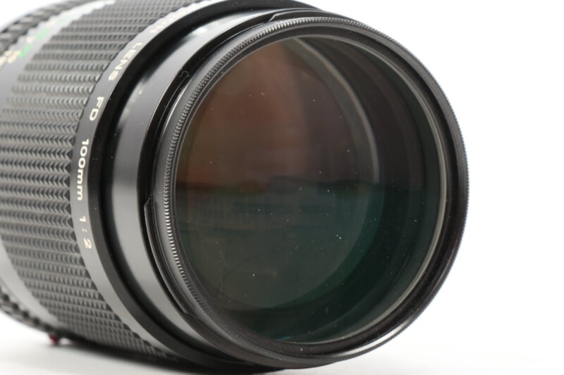 canon  [FD 100㎜ f 1:2] 中望遠単集点レンズ 一眼レフ用 キャノンの画像1