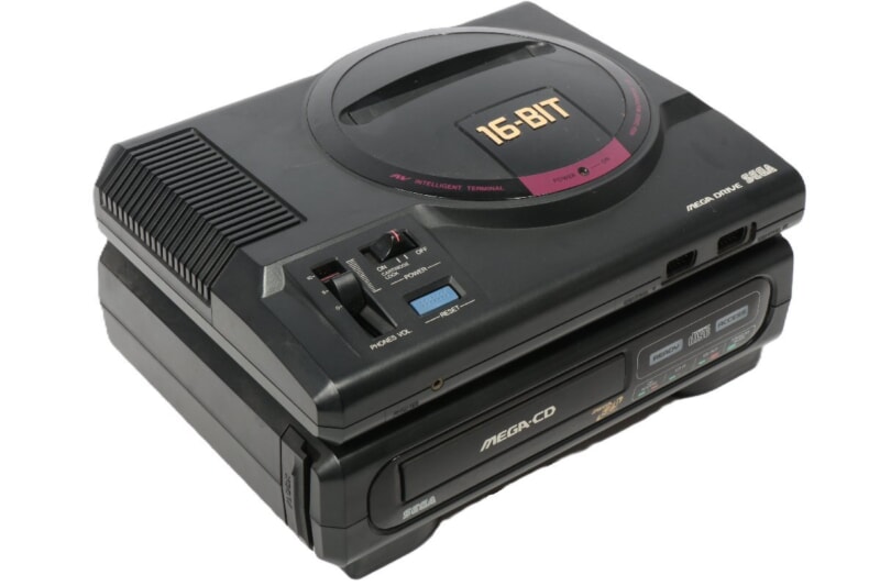 SEGA メガCD・メガドライブ 本体2点 バックアップRAMカートリッジ付きの画像1