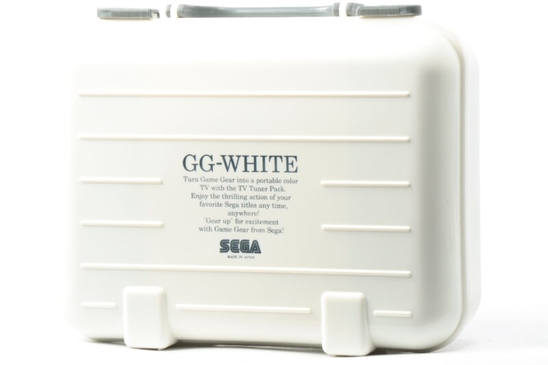 【美品・説明書付き】 ゲームギア GG-WHITEキャリングケース 本体・TVチューナーパック SEGA/セガの画像1