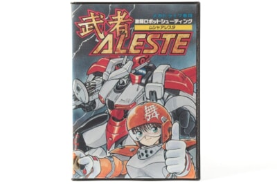 【外箱・説明書・ハガキ付き】 激闘ロボットシューティング 武者ALESTE  メガドライブ ソフト コンパイル 東亜プラン