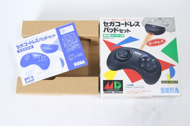 【外箱のみ】 SEGA  メガドライブ2・メガCD・コードレスパッド・アーケードパワースティック 空箱 セガの画像1