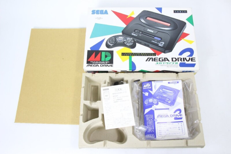【外箱のみ】 SEGA  メガドライブ2・メガCD・コードレスパッド・アーケードパワースティック 空箱 セガの画像1
