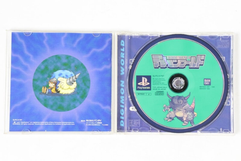 【スペシャルカードダス・帯付き】BANDAI デジモンワールド PS1ソフト バンダイの画像1