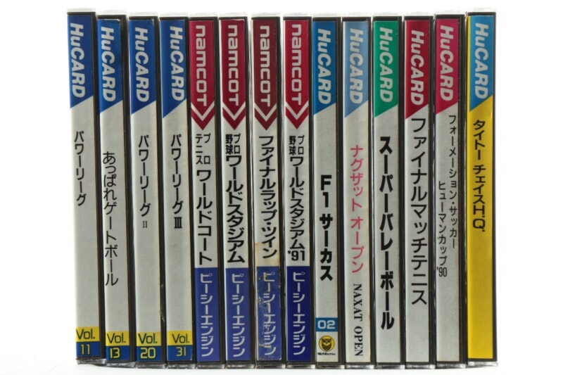 PCエンジン ソフト パワーリーグ・タイトー チェイスH.Q・ワールドコートなど スポーツ・レースゲームの画像1