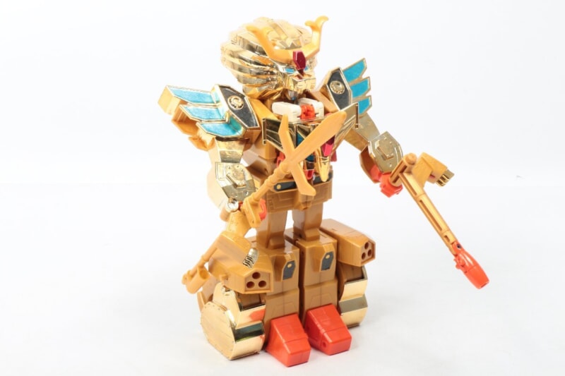 【当時物】　タカラ  [DX 黄金合体ゴルドラン][黄金忍者空影] [獣王合体レオンカイザー] 黄金勇者ゴルドランの画像1
