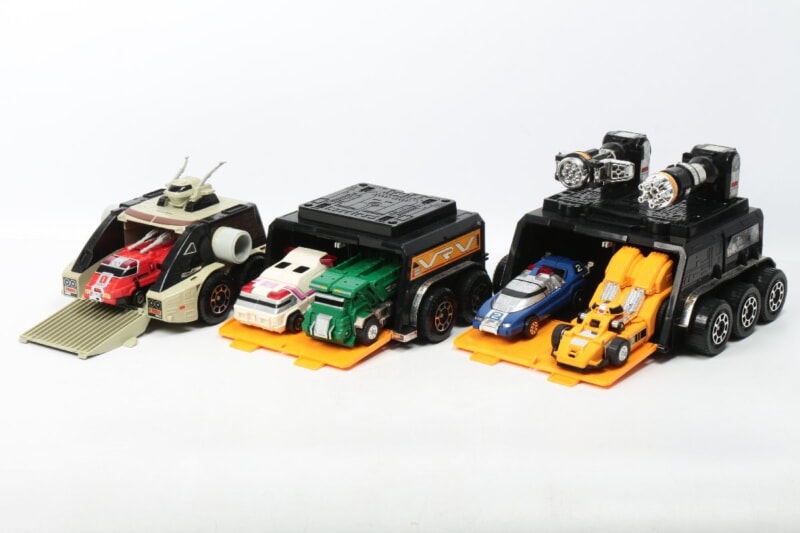 【当時物・一部外箱付き】 BANDAI  [戦闘要塞 DXビクトレーラー][VRVロボ] 激走戦隊カーレンジャー バンダイの画像1