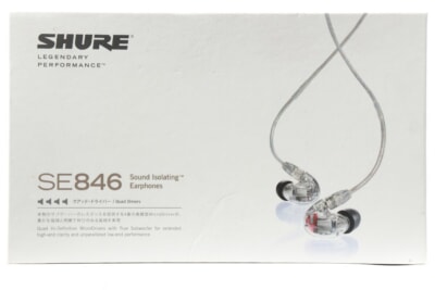 SHURE  [SE846] 高遮音性イヤホン 動作品の買取り品の画像