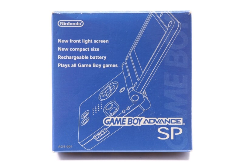 【外箱/説明書付き】 Nintendo  ゲームボーイアドバンスSP本体 アズライトブルーの画像1