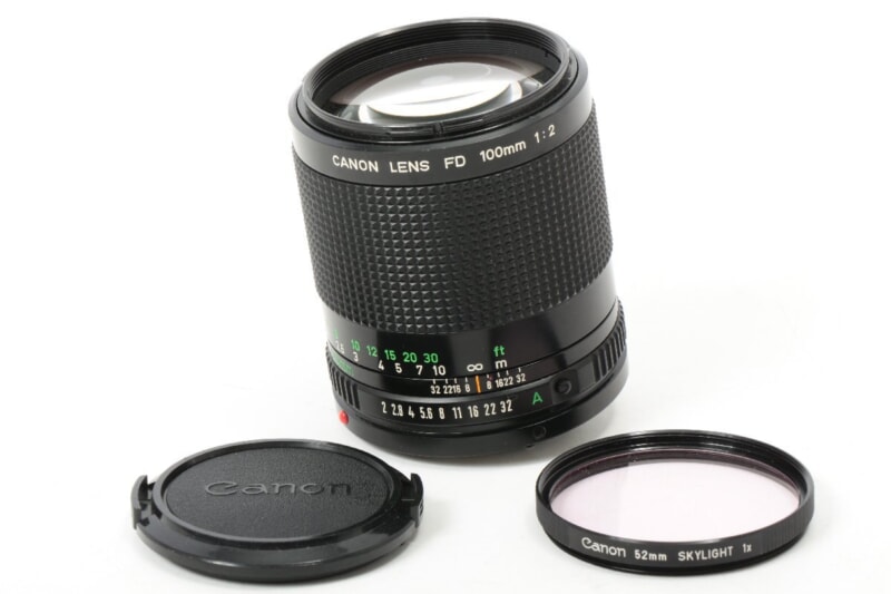 Cannon  FD 100mm 1:2 レンズ キャノンの画像1