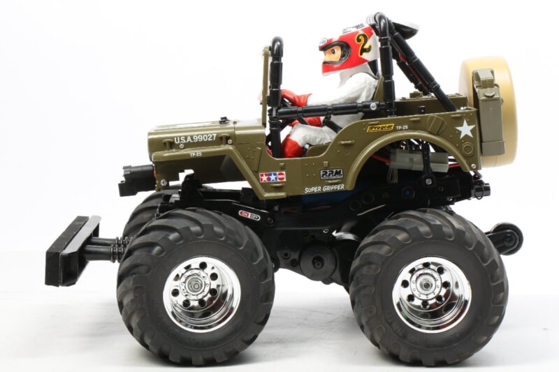 TAMIYA 1/10 ワイルドウイリー2 ボディ2点 RC/ラジコン プロポ付き 動作品の画像1