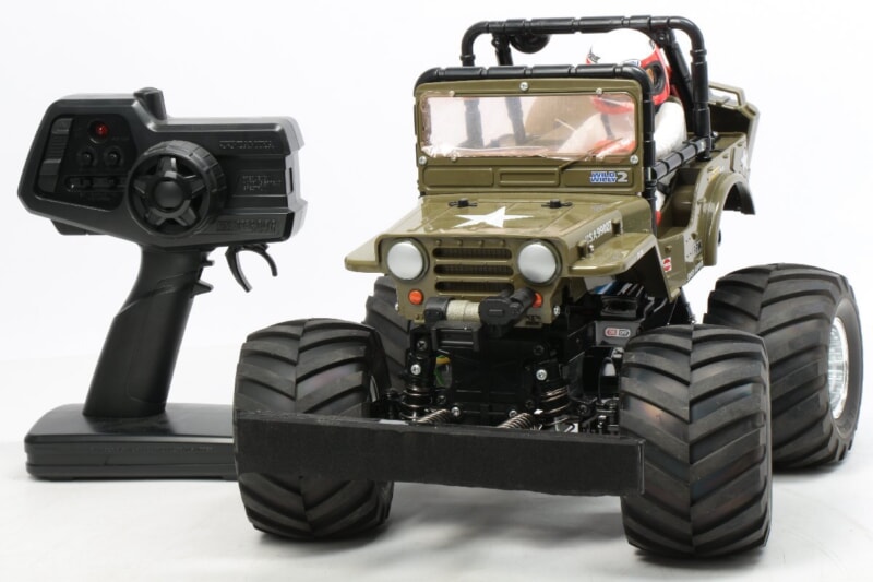 TAMIYA 1/10 ワイルドウイリー2 ボディ2点 RC/ラジコン プロポ付き 動作品の画像1