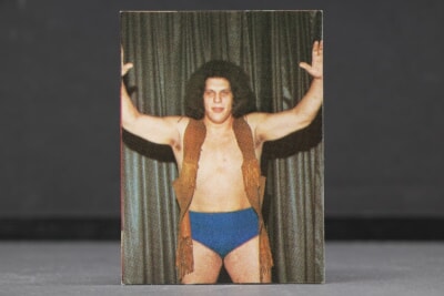 【当時物】 山勝  [世紀の大巨人 アンドレ・ザ・ジャイアント] カード 新日本プロレスの買取り品の画像