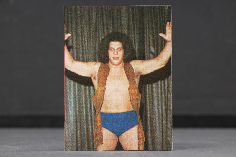 【当時物】 山勝  [世紀の大巨人 アンドレ・ザ・ジャイアント] カード 新日本プロレスの画像1