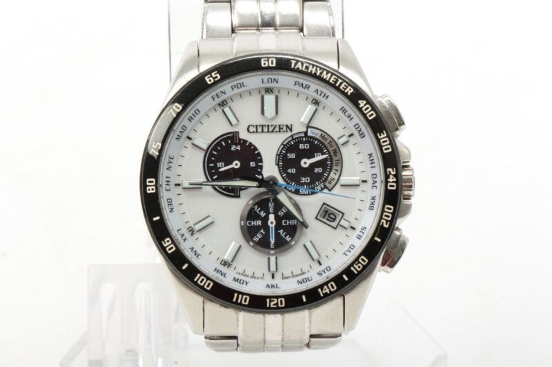 CITIZEN エコドライブ [E660-S119936] クロノグラフ 電波ソーラー 腕時計の画像1
