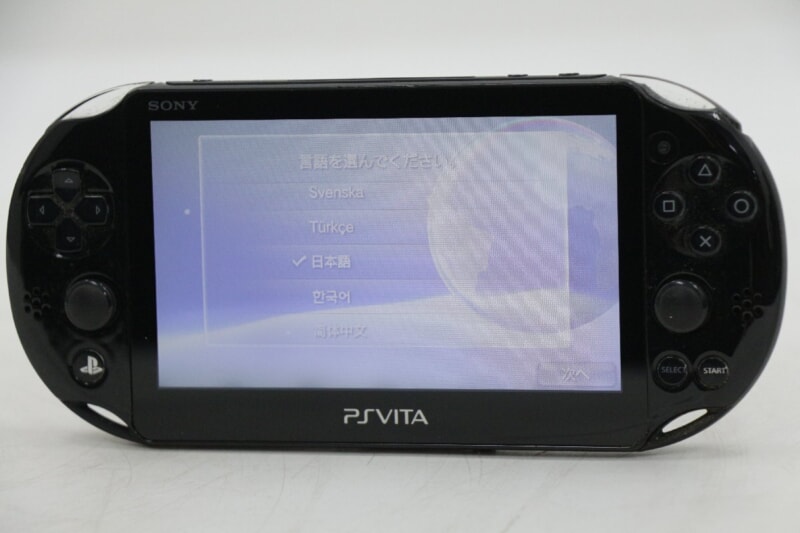 SONY  PSVITA 本体 PCH-2000 Wi-Fiモデル ブラック 動作品 ソニーの画像1