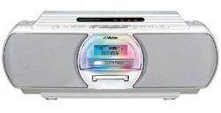 【未使用品】 Victor  CDラジカセ [RC-G1MD-W] CD-MD ポータブルシステム ホワイト ビクター