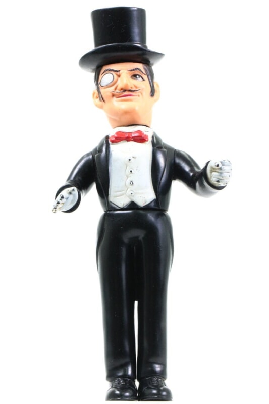 【当時物】 中嶋製作所 [ミスターX] ソフビ タイガーマスク 全高：約28cmの画像1