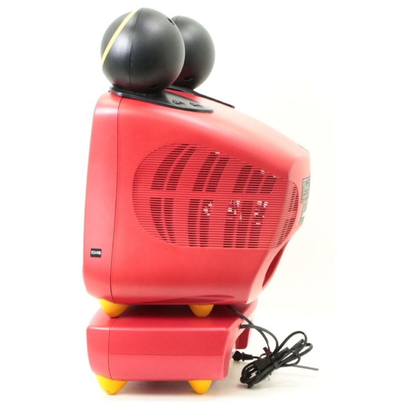 【当時物】 Disney  ミッキー カラーテレビ [DTV-1400J-C]DVD・CDプレーヤー[DVD-2000J-C] リモコン付き ディズニーの画像1
