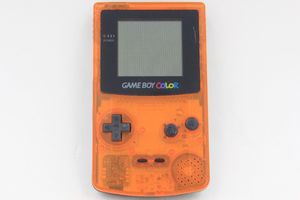 希少カラー Nintendo ゲームボーイカラー クリアオレンジ クリアブラック ダイエー限定の買取り品の画像