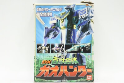 【外箱付】DX百獣合体 ガオハンター  BANDAI/バンダイ 超合金 百獣戦隊ガオレンジャー パワーアニマルの買取り品の画像