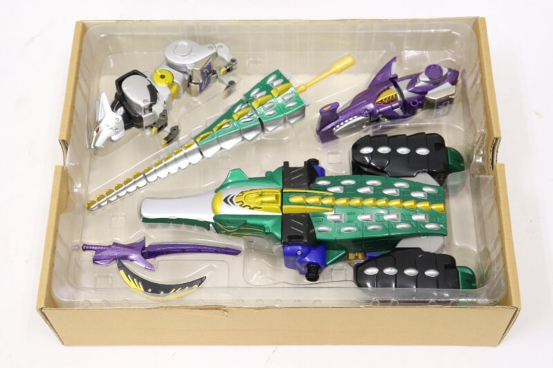 【外箱付】DX百獣合体 ガオハンター  BANDAI/バンダイ 超合金 百獣戦隊ガオレンジャー パワーアニマルの画像1