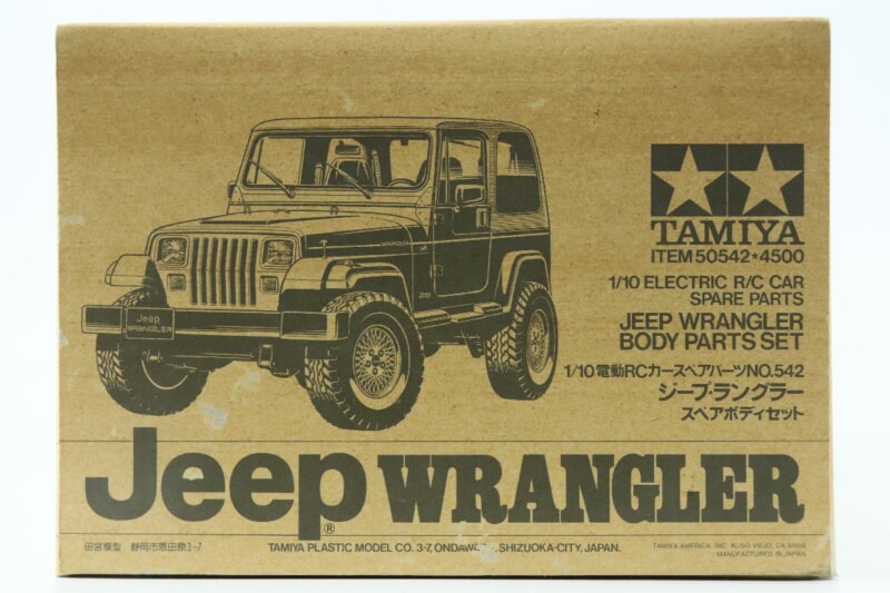 【未組立】タミヤ  1/10 RC/ラジコン カースペアパーツNO.542 JEEP WRANGLER/ジープラングラー スペアボディセット 50542の画像1