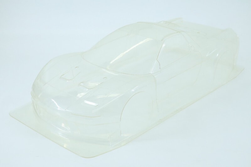 【未組立】 タミヤ  1/10 RC/ラジコン カースペアパーツNO.827 カストロール無限NSX スペアボディセット 50827の画像1
