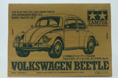 【未組立】 タミヤ  1/10 RC/ラジコンカースペアパーツNO.696フォルクスワーゲン ビートル スペアボディセット 50696の買取り品の画像