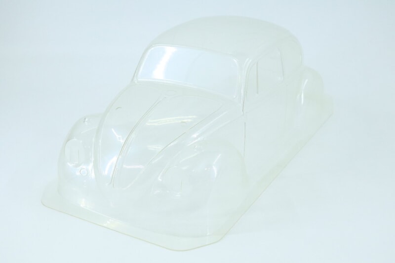 【未組立】 タミヤ  1/10 RC/ラジコンカースペアパーツNO.696フォルクスワーゲン ビートル スペアボディセット 50696の画像1