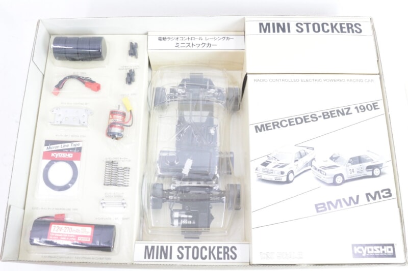 【未組立】 KYOSHO/京商  1/20 電動RC/ラジコンレーシングカー モーター付き BMW M3 ミニストックカー 3194の画像1