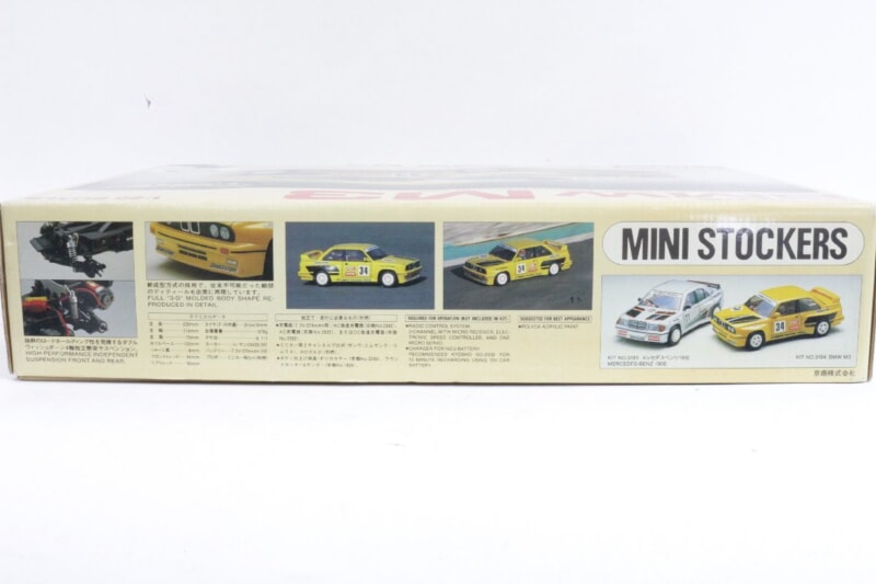 【未組立】 KYOSHO/京商  1/20 電動RC/ラジコンレーシングカー モーター付き BMW M3 ミニストックカー 3194の画像1