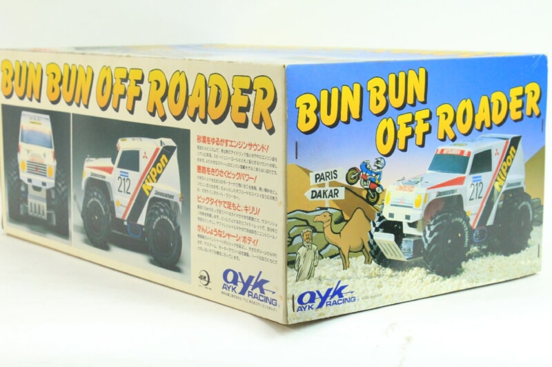 【未組立】 AYK/青柳  エンジンサウンド付き 電動RC/ラジコン ブンブンオフローダー (パリ=ダカール・パジェロ)の画像1