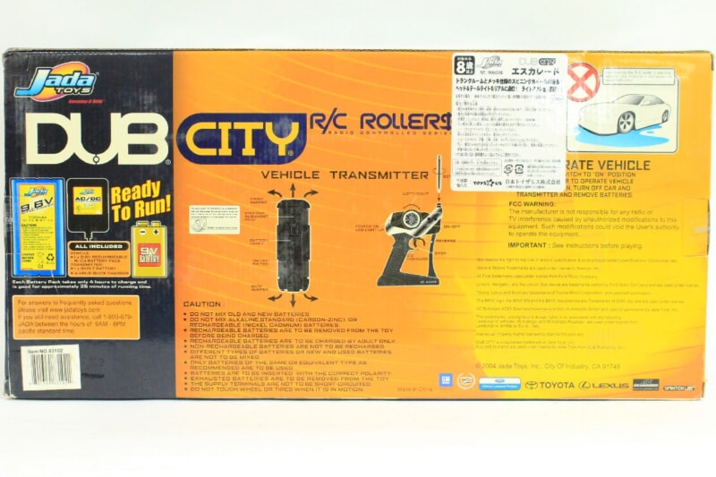 Jada Toys/ジャダトイズ  DUB CITY CADILLAC ESCALADE R/C ROLLERS キャデラック エスカレード ラジコン 27MHzの画像1