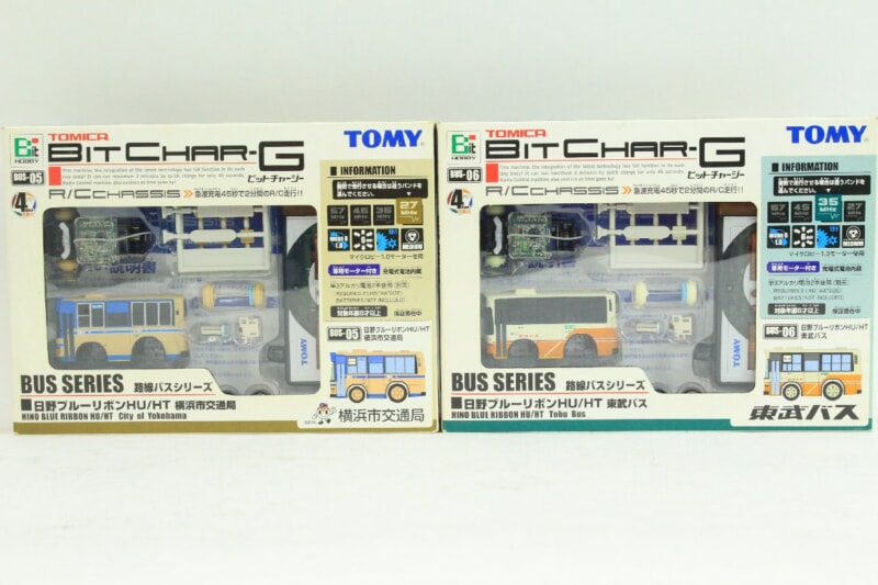 【未開封】TOMY/トミー  トミカ ビットチャージー 路線バスシリーズ ラジコン 小田急バス・東武バスなど6点セットの画像1