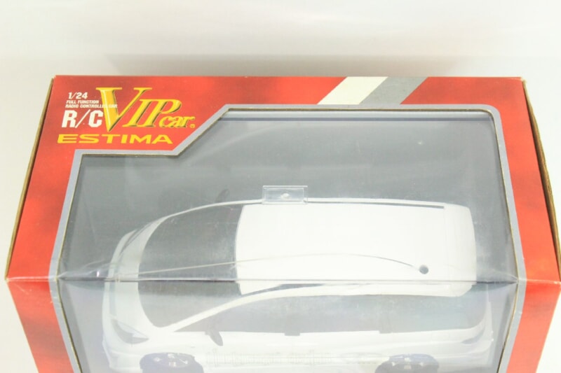 【未開封】アオシマ  1/24 RC/ラジコンVIPカー エスティマ ギャルソン ブラックマフィア ホワイトボディ No.6の画像1