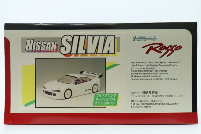 【未組立】 ROSSO  1/10 RC/ラジコン [HR-4] 日産シルヴィア SILVIA テックレーシング 技研モデルの画像1