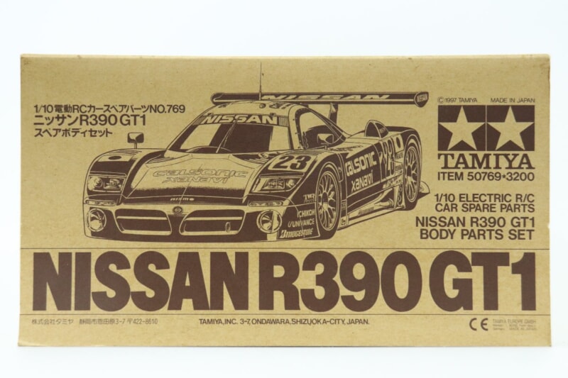 【未組立】 タミヤ  1/10 RC/ラジコン ニッサンR390 GT1 スペアボディセット 50769の画像1