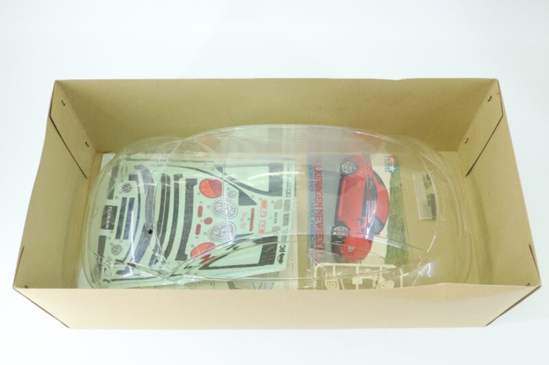 【未組立】 タミヤ  1/10 RC/ラジコンカースペアパーツNO.790フォルクスワーゲン ニュービートル スペアボディセット 50790の画像1